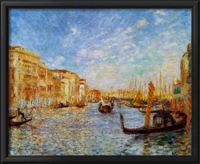 Grand Canal Venice - Pierre-Auguste Renoir painting on canvas